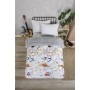 ETE HOMETEX TEK KİŞİLİK WELSOFT UYKU SETİ ASTRONOT GRİ 8696474232002